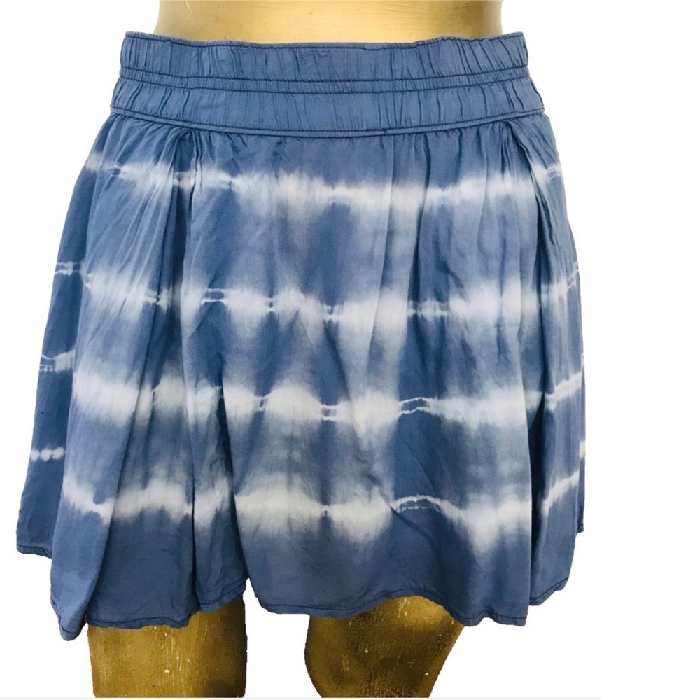 OBEY CLOTHING Silky TIE-DYE Mini SKIRT XS